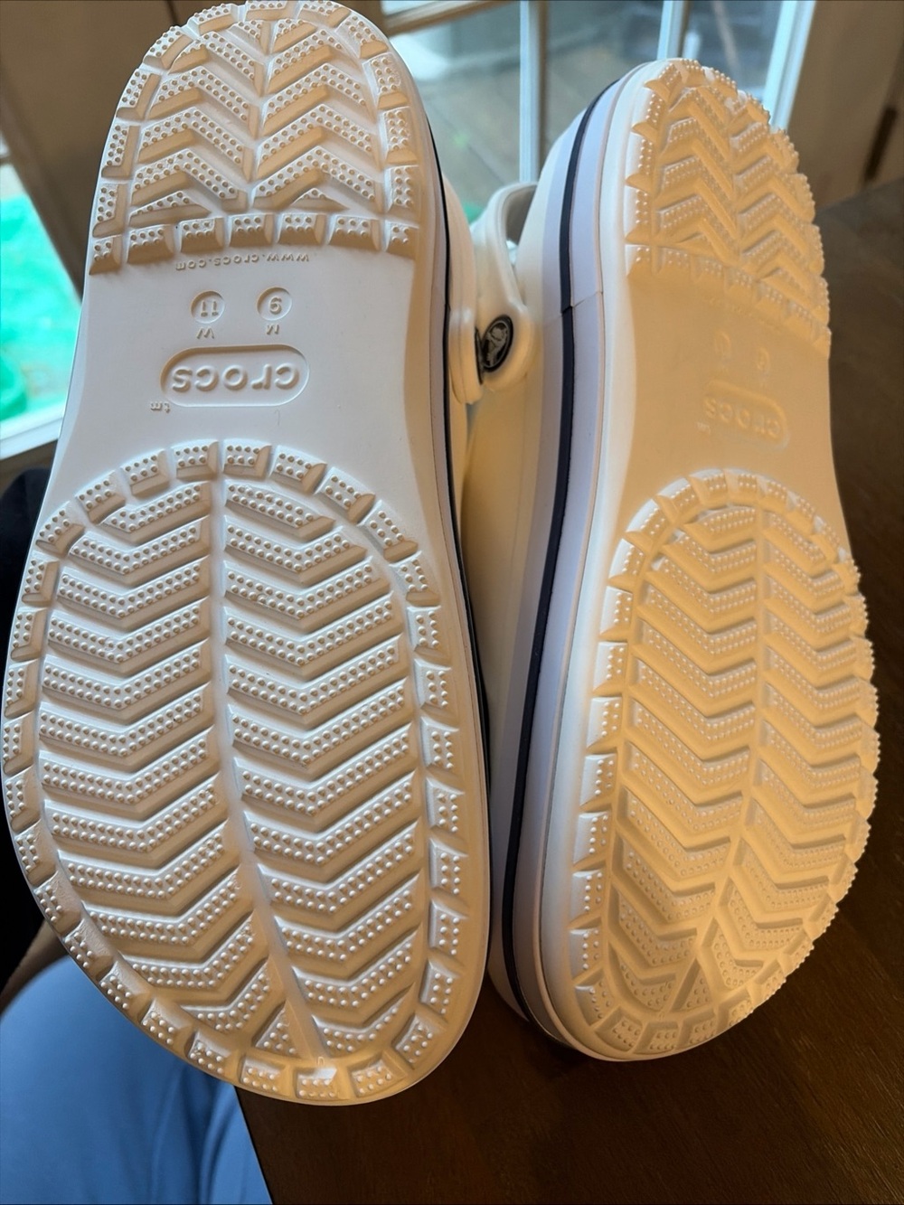 Crocs Classic classic bayaband Sandals nwt new 9 men 11 women white shoes clogs - Picture 7 of 8